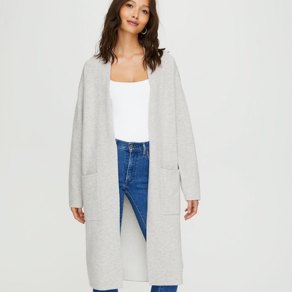 warm longline cardigan